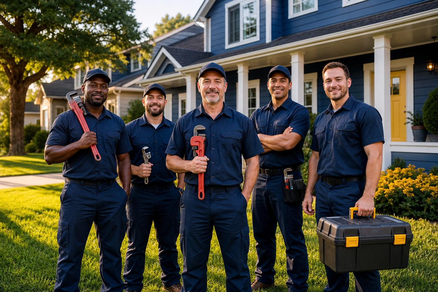 Local Plumbers With Tools