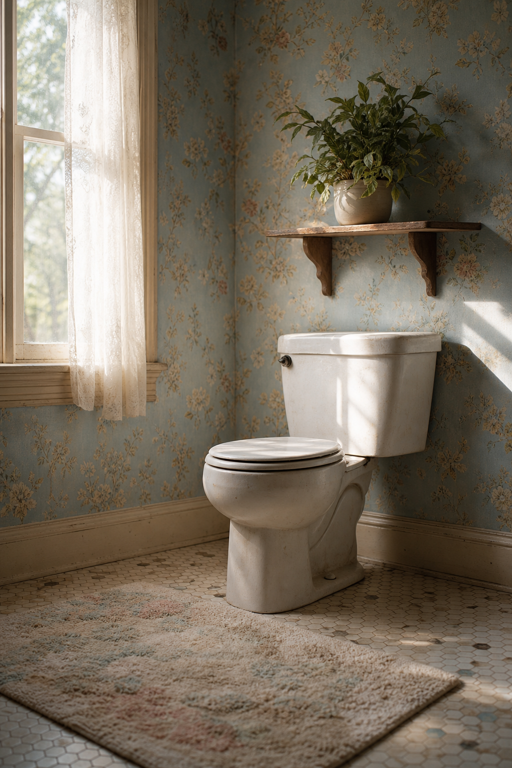 Toilet in a Modern Bathroom Setup