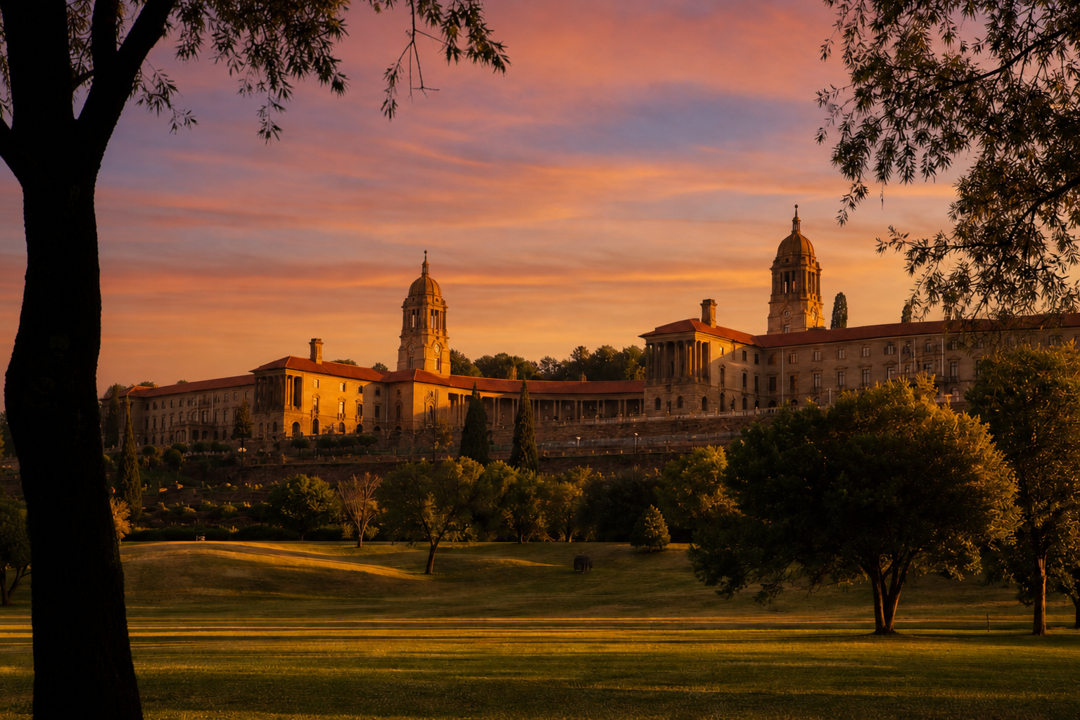 Union Building Pretoria at Sunset-1 Union Building Pretoria at Sunset-1